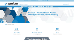 Desktop Screenshot of praemiuminternational.com